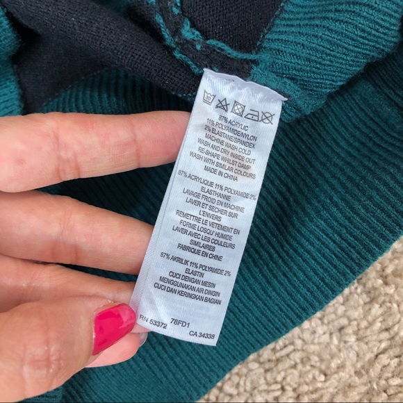 French Connection stripe turtleneck sweater - Picture 4 of 5